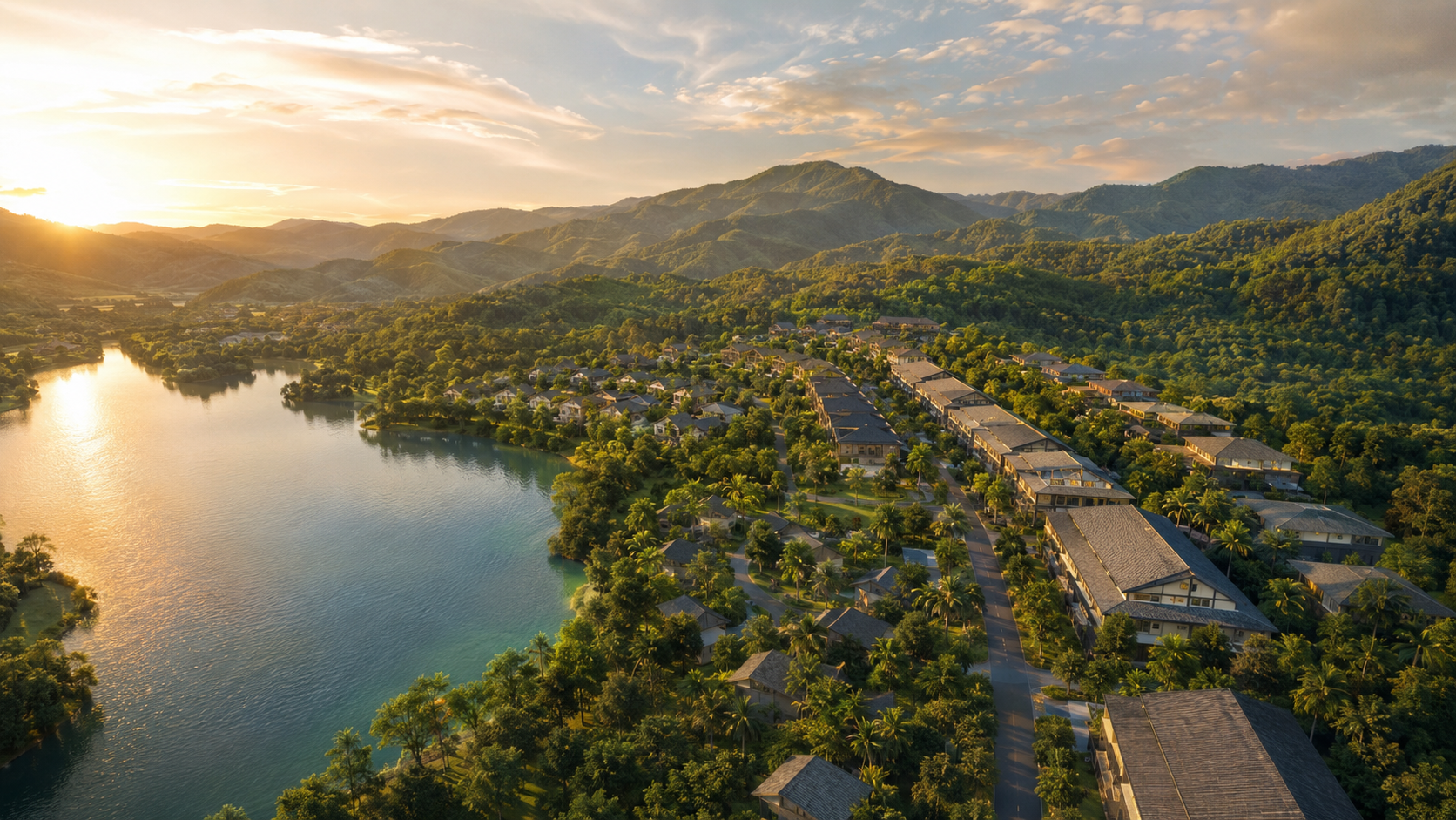 Phối cảnh phố thương mại Eco Valley