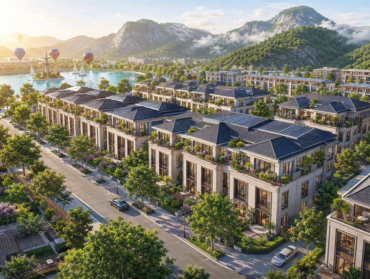 Phố thương mại Eco Valley – 166 căn kinh doanh tại Hồ Tuổi Trẻ Sơn La