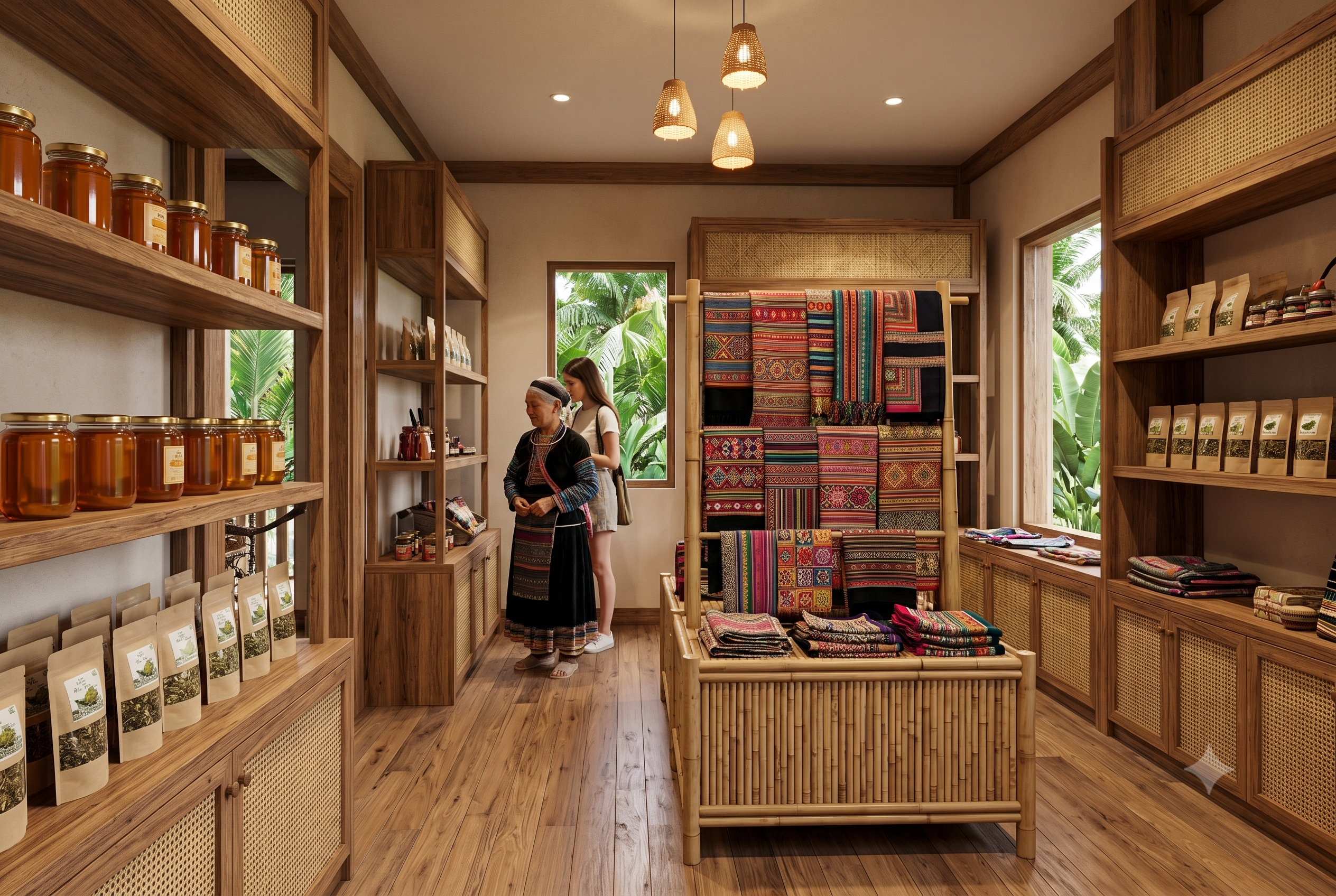 Bán lẻ đặc sản địa phương Tây Bắc Eco Valley