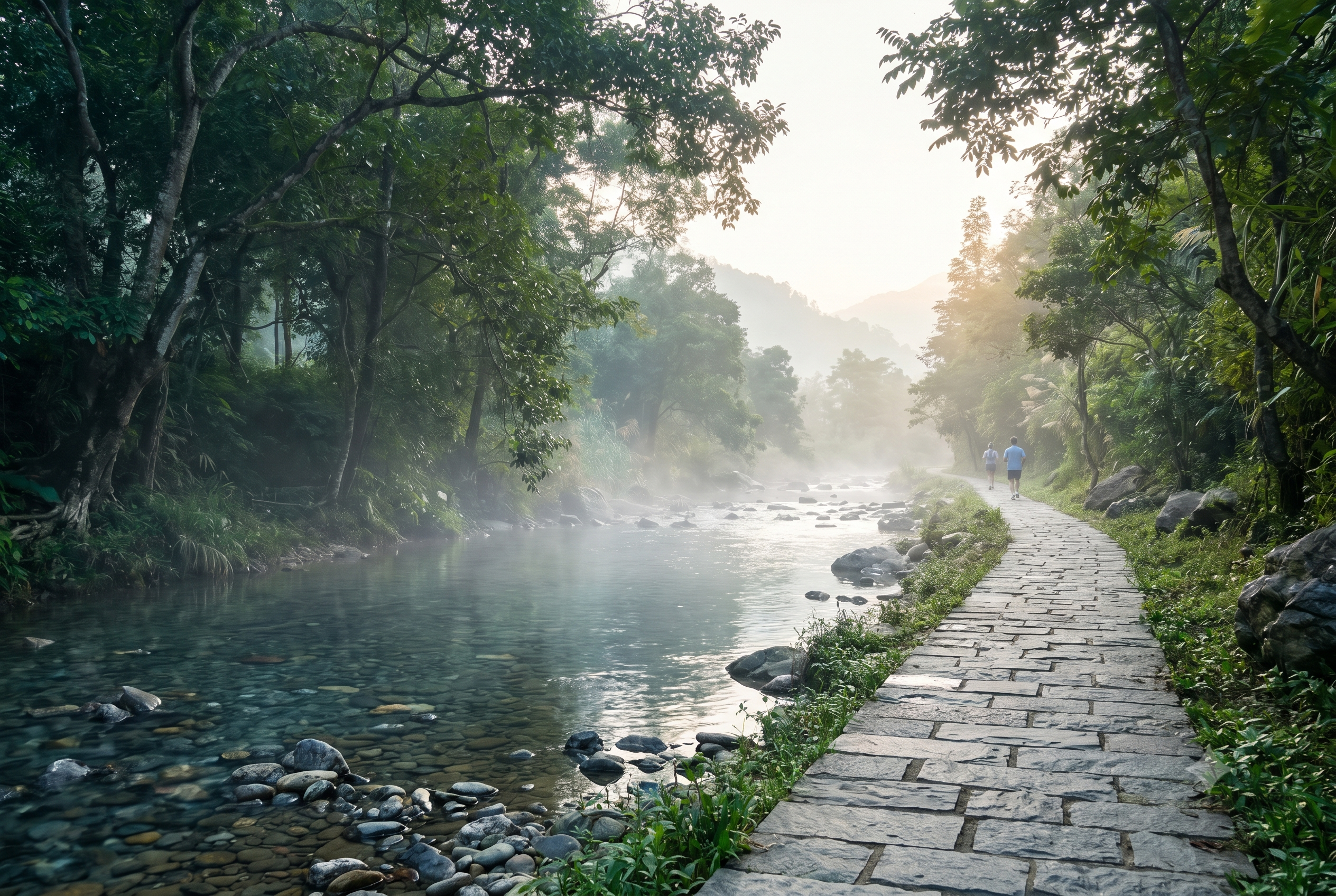 Đường dạo ven suối Nậm La